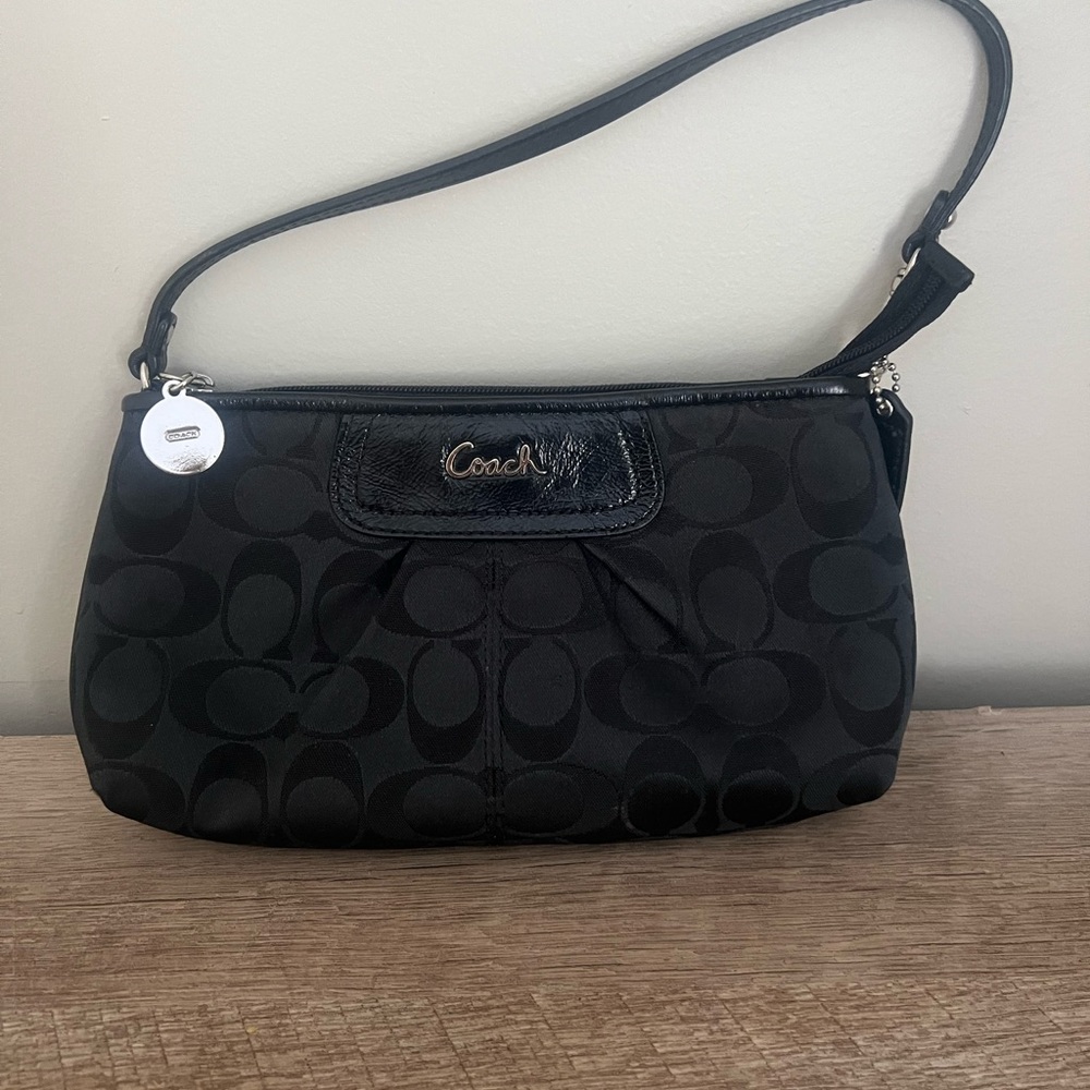 Coach Signature Fabric Wristlet